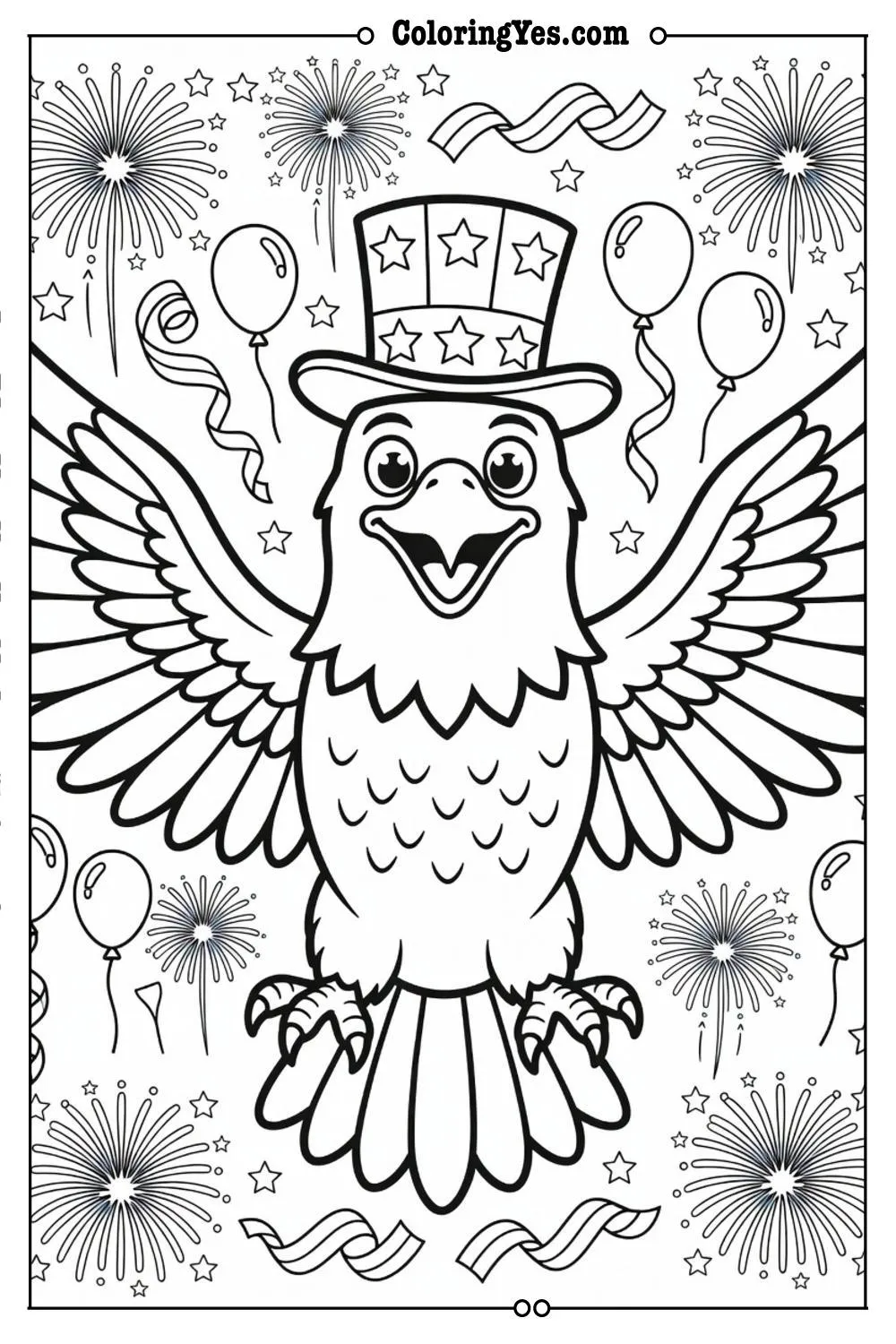 4th of july coloring sheets