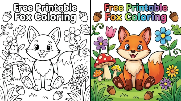 Fox Coloring Pages