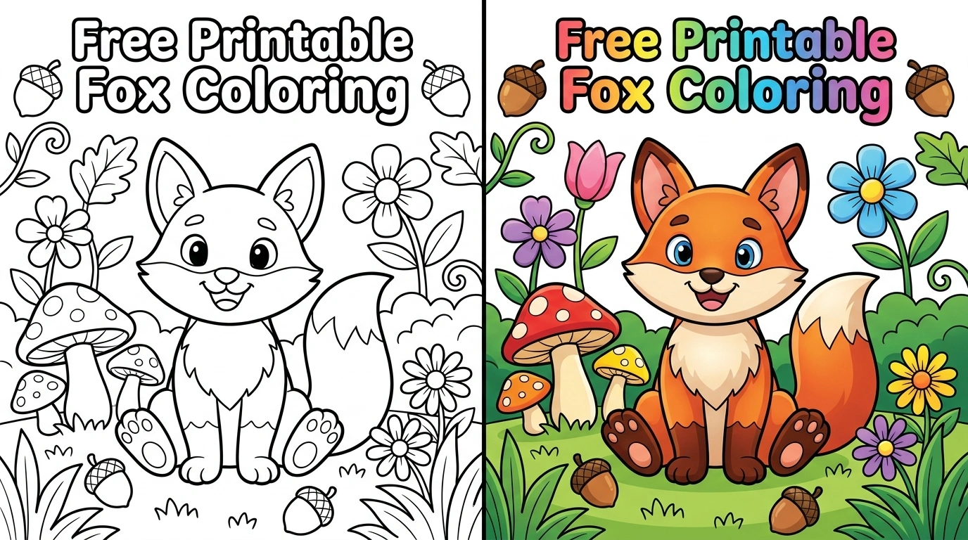 Fox Coloring Pages