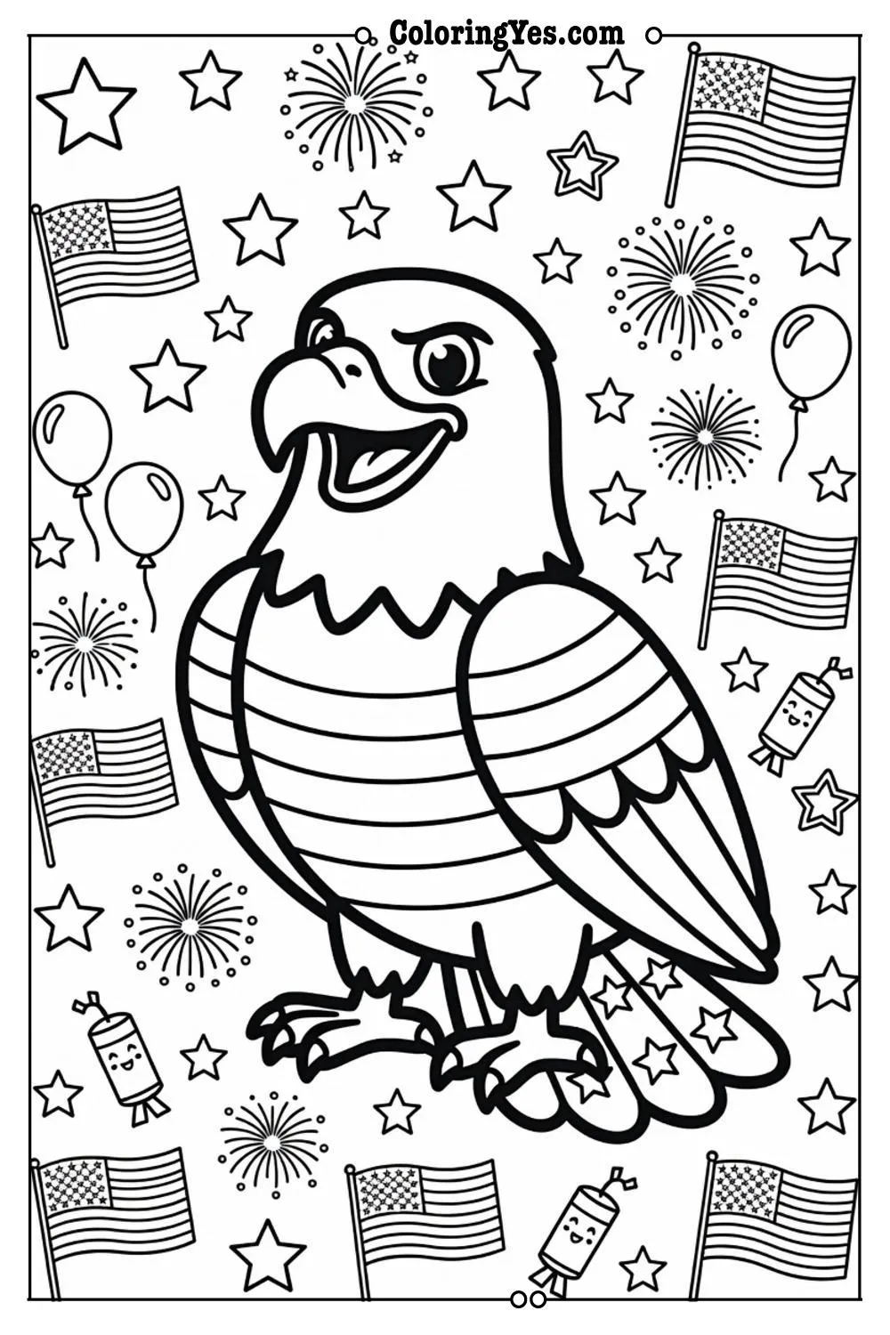 american flag coloring pages