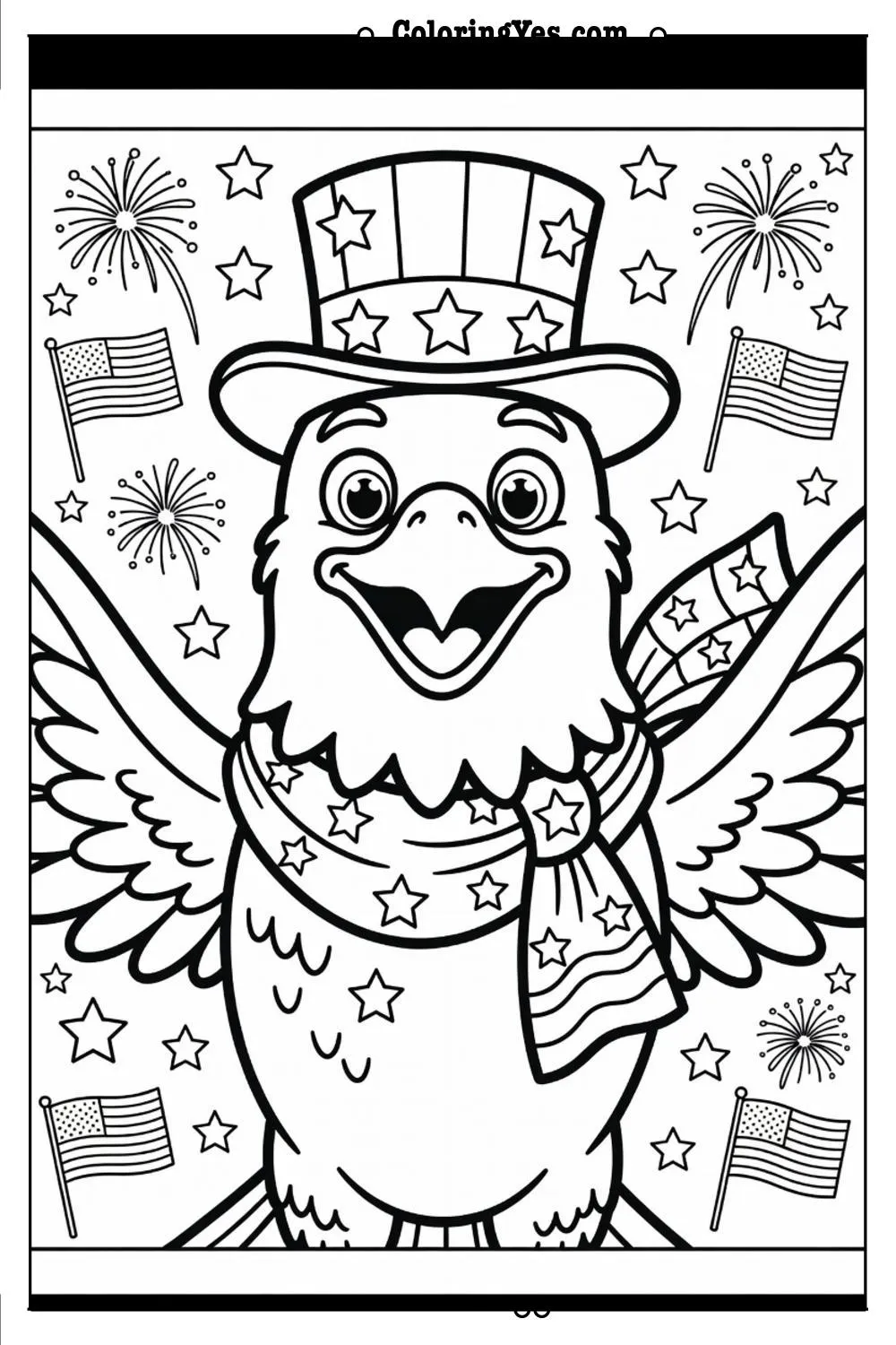 cute 4th of july coloring pages