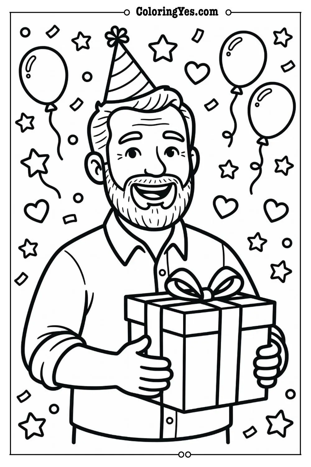 cute father's day coloring pages