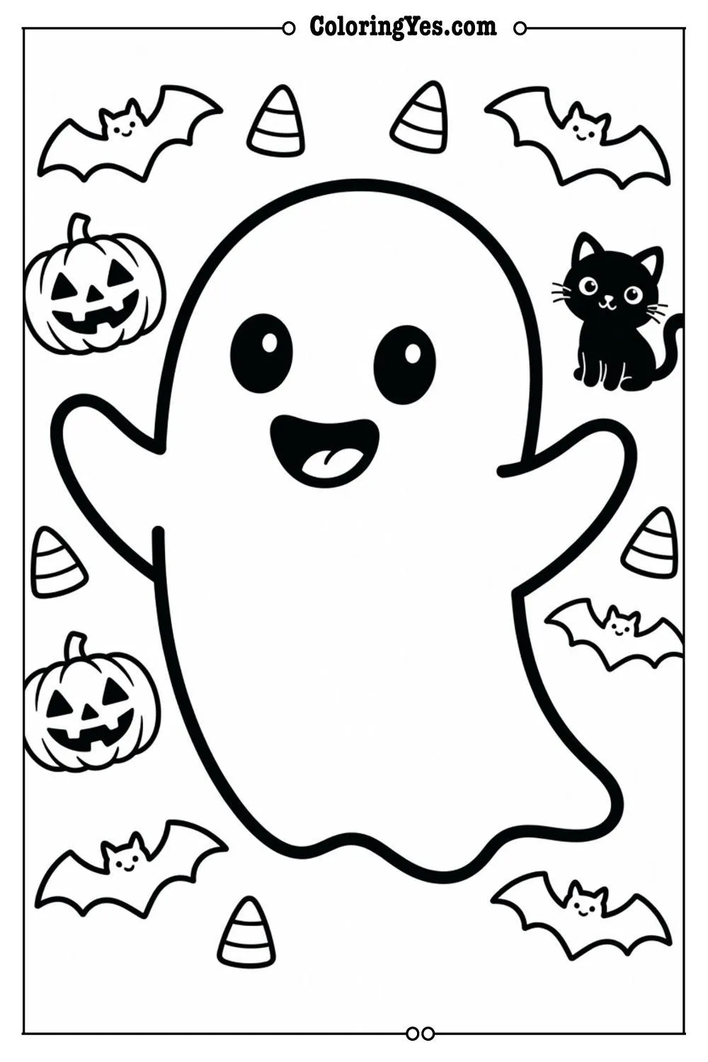 cute halloween coloring pages