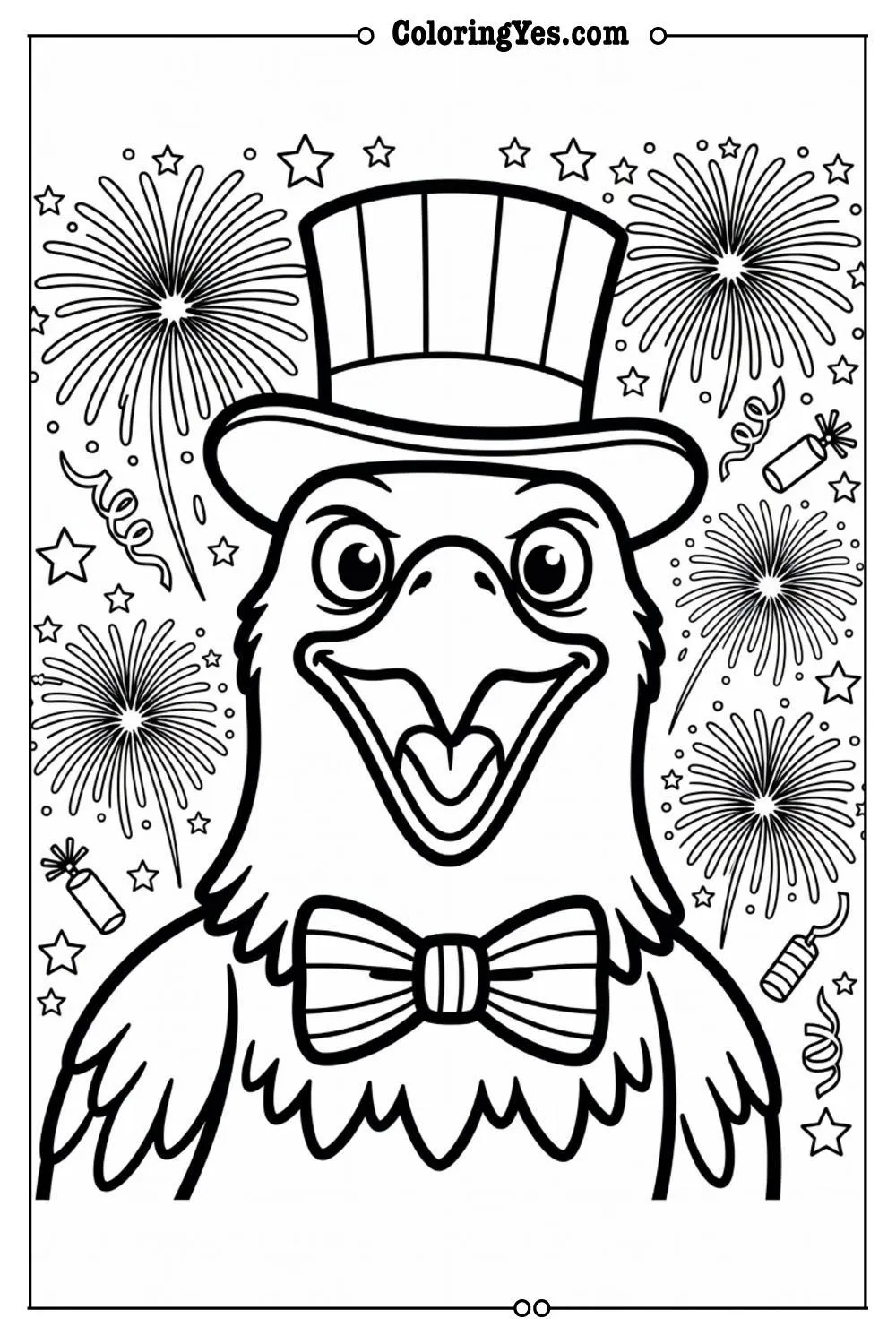 fireworks coloring pages