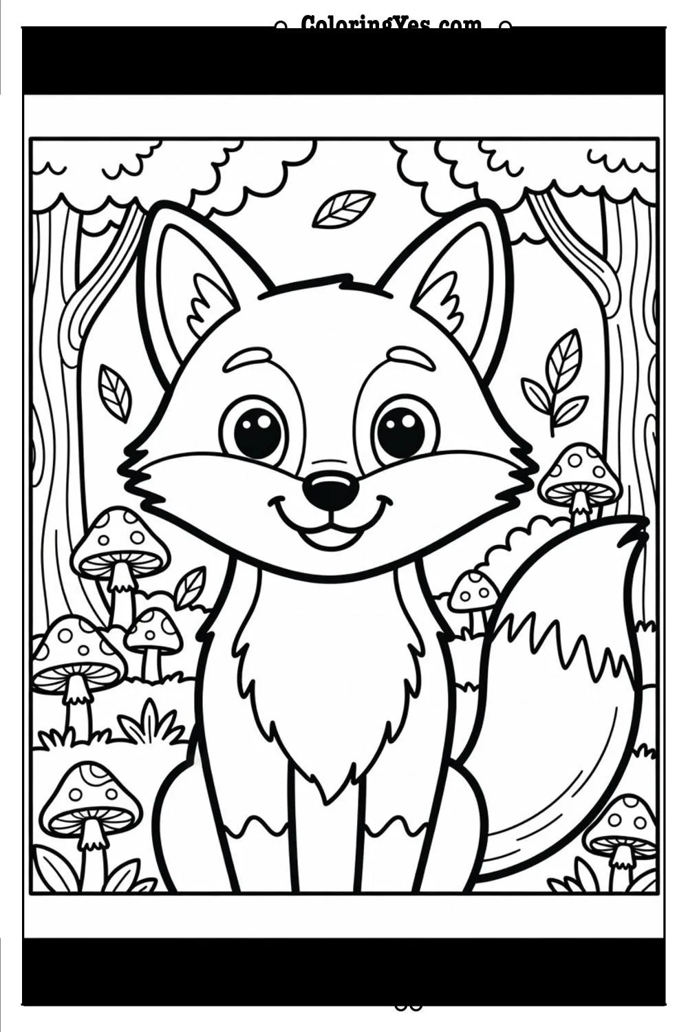 forest animal coloring pages