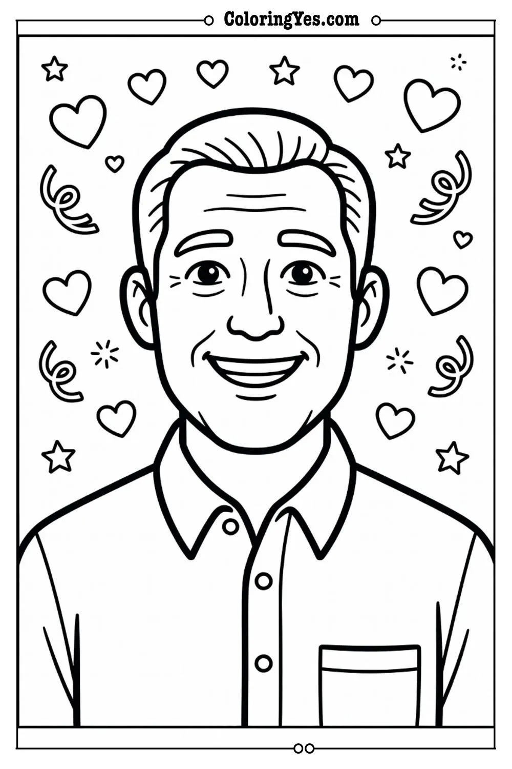 free father's day coloring pages