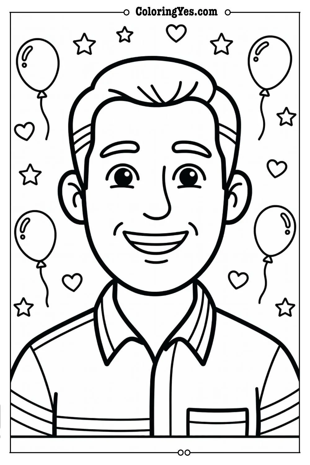 happy father's day coloring pages