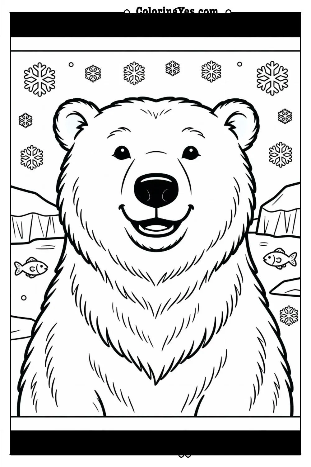 polar bear coloring pages