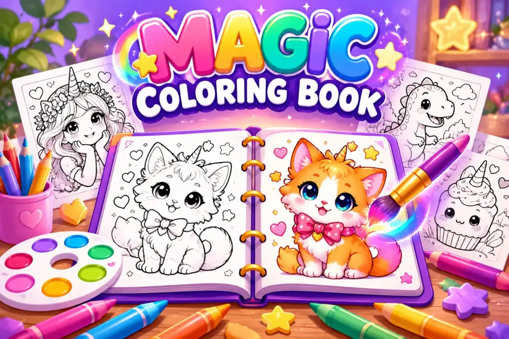 magic coloring book game coloringyes.com