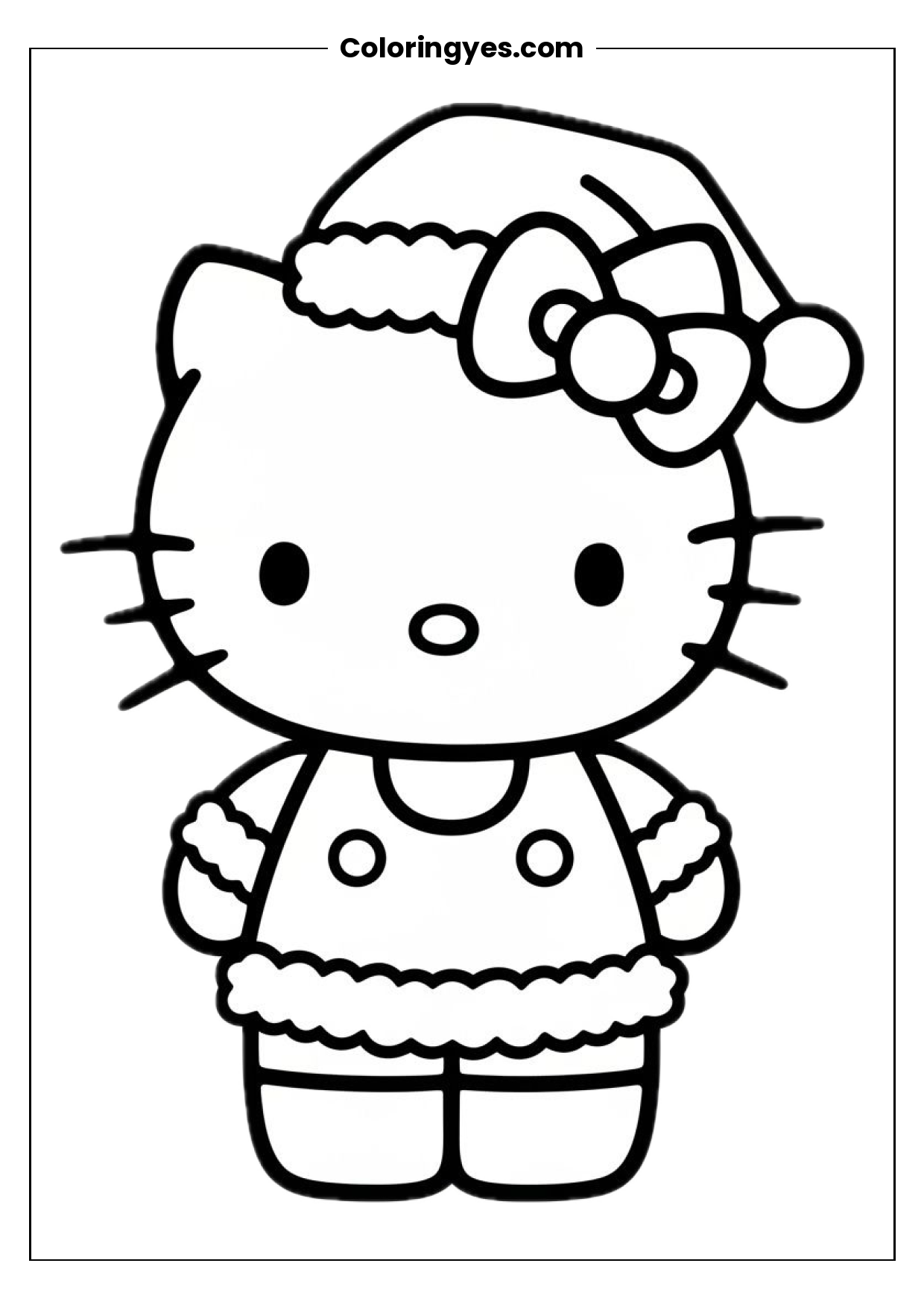 Candy Cane Coloring Page: Free Printable Christmas Fun