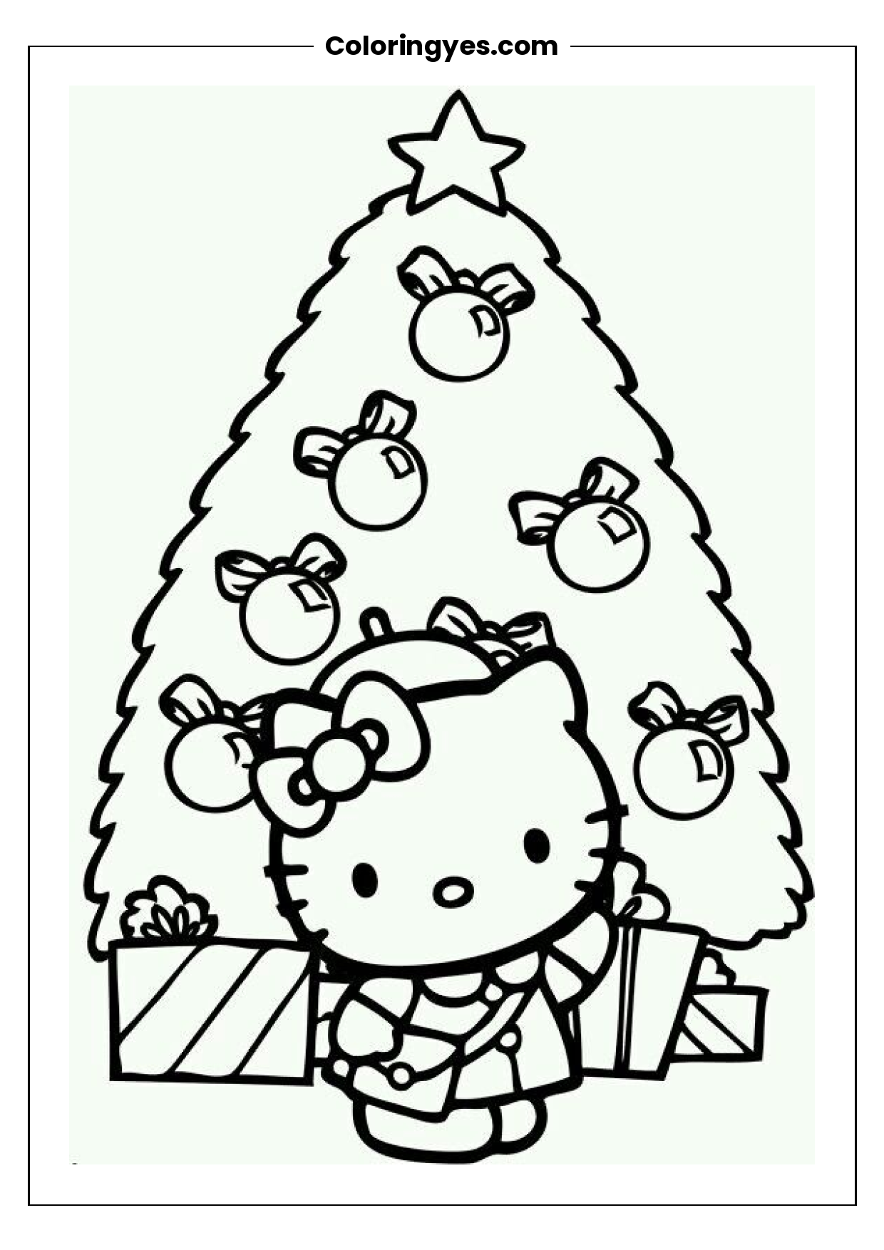 Free Printable Black-and-White Coloring Page: A Simple Screen-Free Activity