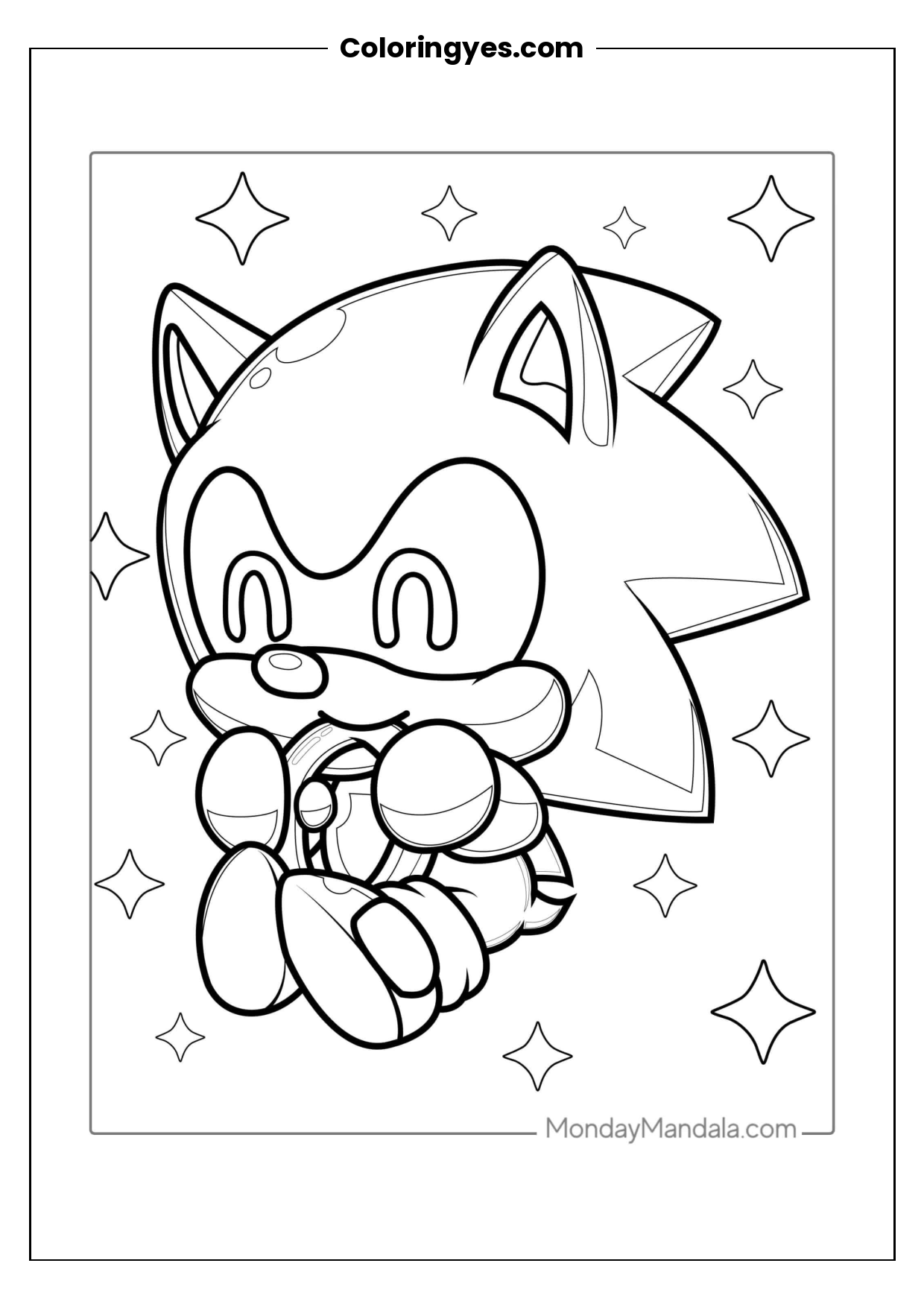 Kawaii Coloring Page: A Free Printable for Relaxing Fun